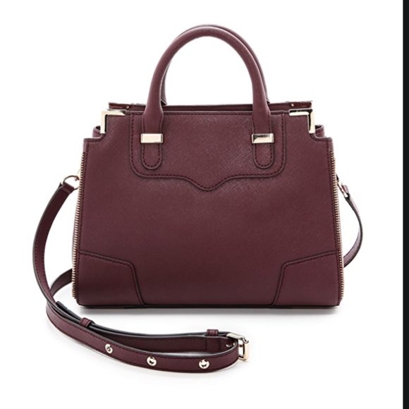 Rebecca Minkoff Amorous Satchel Burgandy - Picture 1 of 1